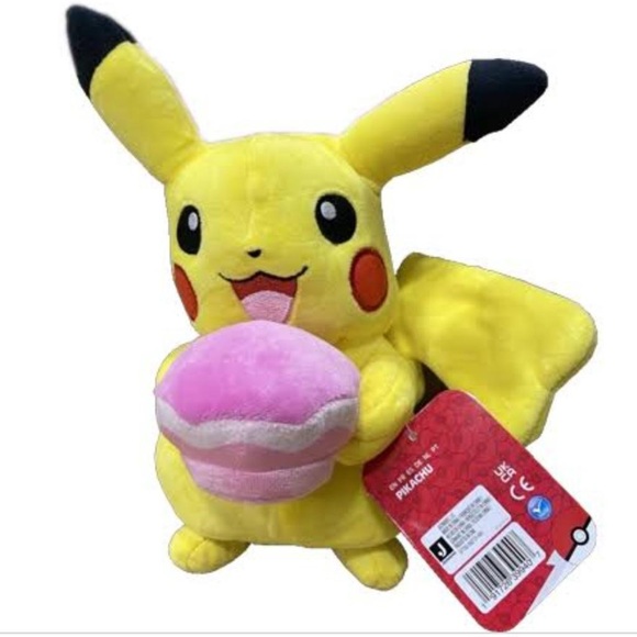 Pokemon Other - Jazwares Pokemon Day 8 inch V Day Plush Rose Puff Pikachu